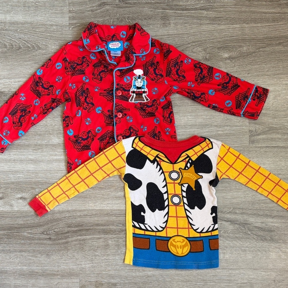 Thomas & Friends/Toy Story toddler boys pajama tops